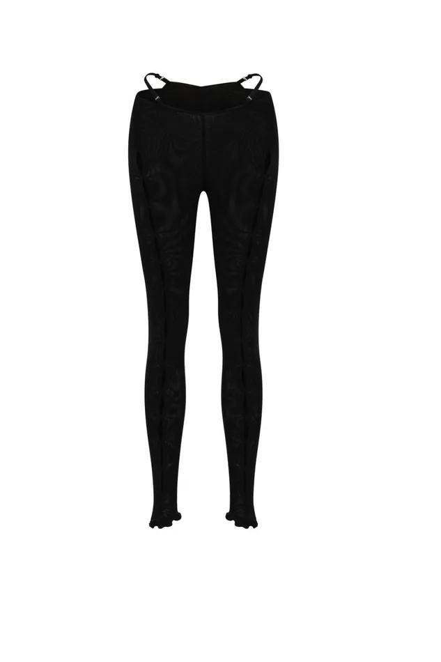 Women Gabriella Cutout Full Length Pants 8211 Black Black Meshki Pants Women Gabriella Cutout Full Length Pants 8211 Black Black Meshki Pants