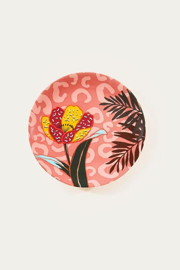 Women Happiness A La Table Farm Rio Flower Plate