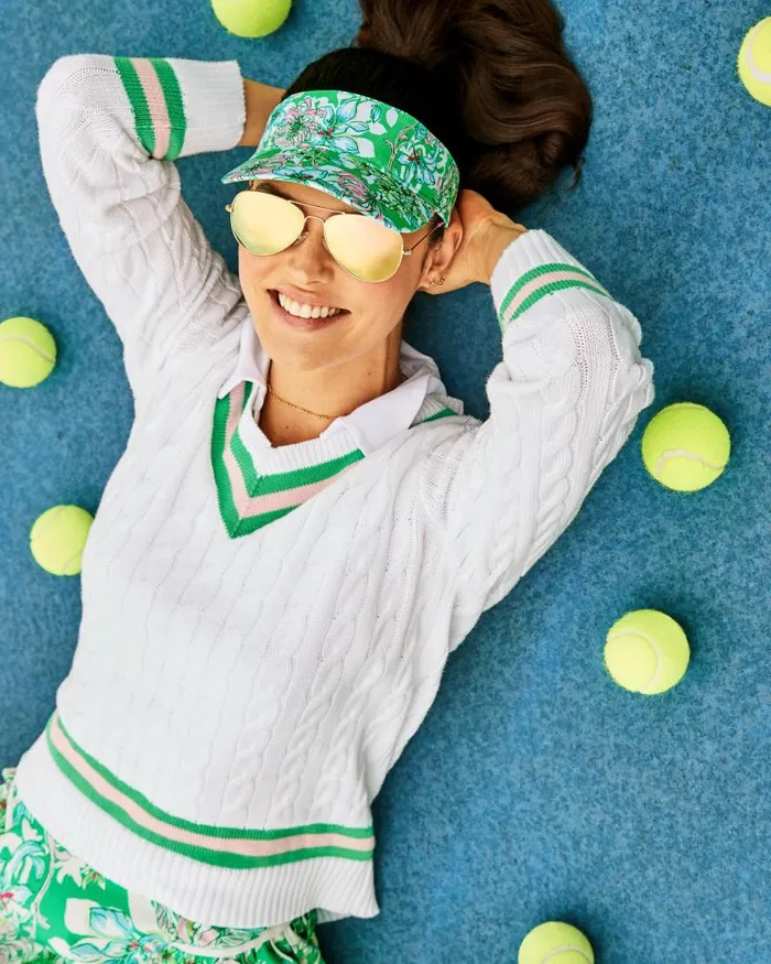 Women Hats and Hair Lilly Pulitzer Its A Match Visor Spearmint Blossom Views Accessories Small Women Hats and Hair Lilly Pulitzer Its A Match Visor Spearmint Blossom Views Accessories Small