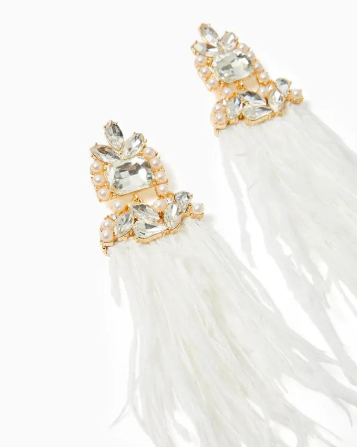 Women Jewelry Lilly Pulitzer Party Under The Palms Earrings Resort White Women Jewelry Lilly Pulitzer Party Under The Palms Earrings Resort White