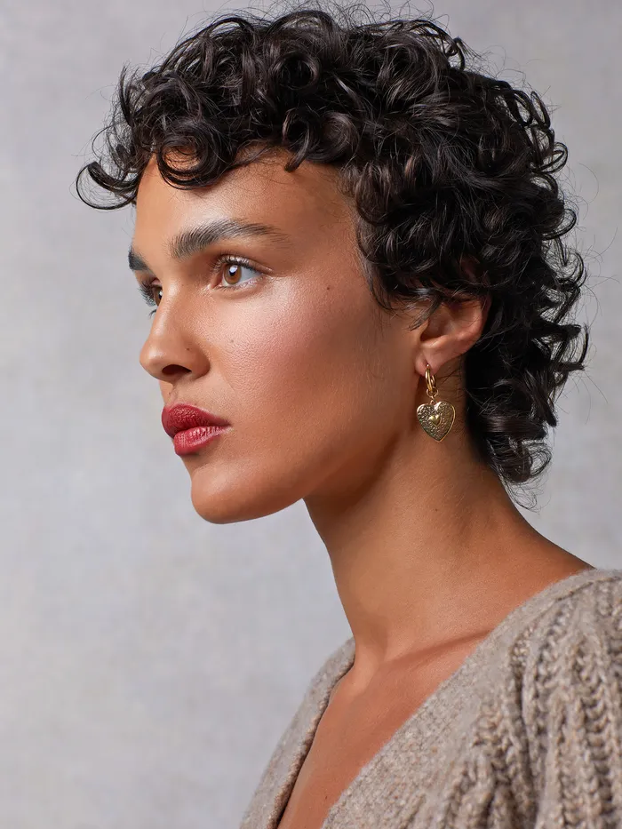 Women Jewelry Rouje Emilie Earrings Uni Dor Vieilli