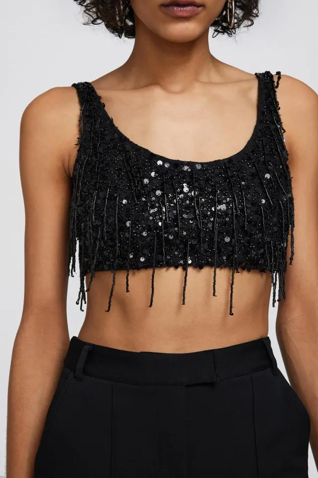 Women Karlena Top Black Jonathan Simkhai Tops and Bodysuits