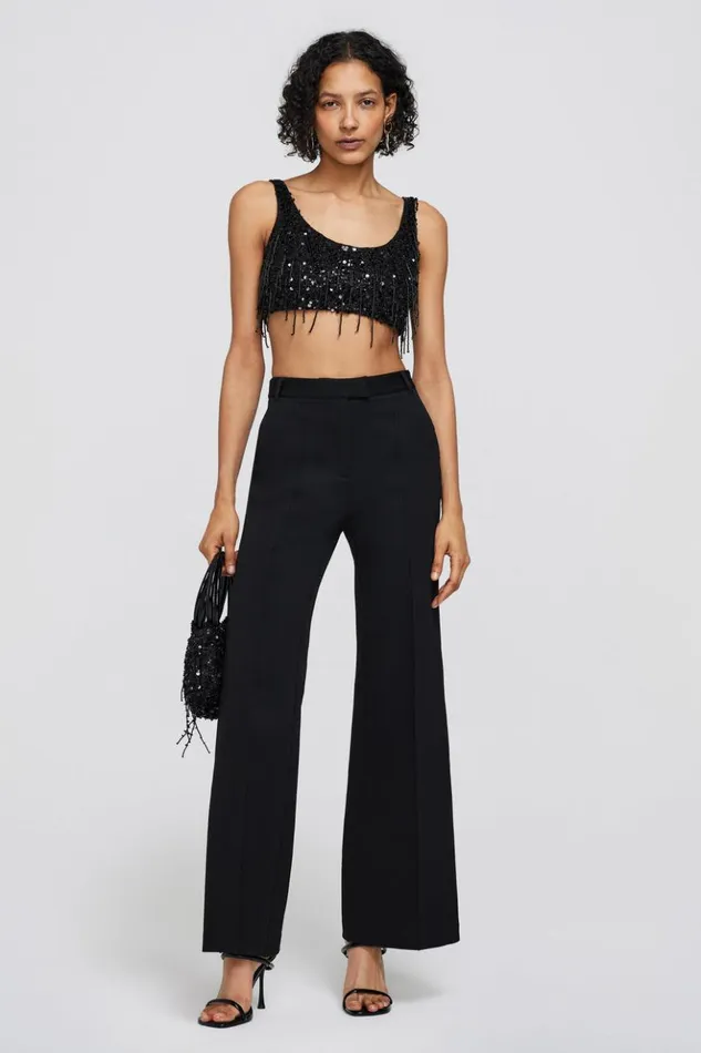 Women Karlena Top Black Jonathan Simkhai Tops and Bodysuits
