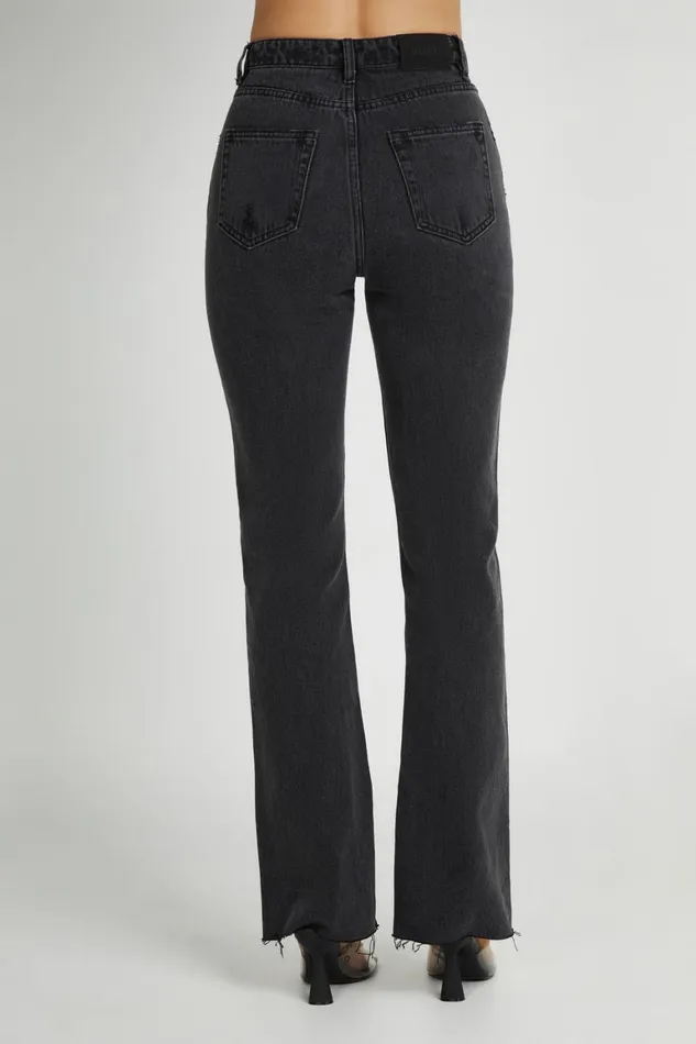 Women Lauren Straight Leg Jeans 8211 Washed Black Washedblack Meshki Denim Women Lauren Straight Leg Jeans 8211 Washed Black Washedblack Meshki Denim