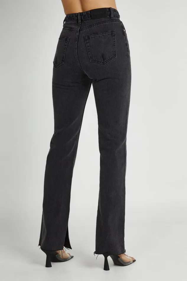 Women Lauren Straight Leg Jeans 8211 Washed Black Washedblack Meshki Denim Women Lauren Straight Leg Jeans 8211 Washed Black Washedblack Meshki Denim