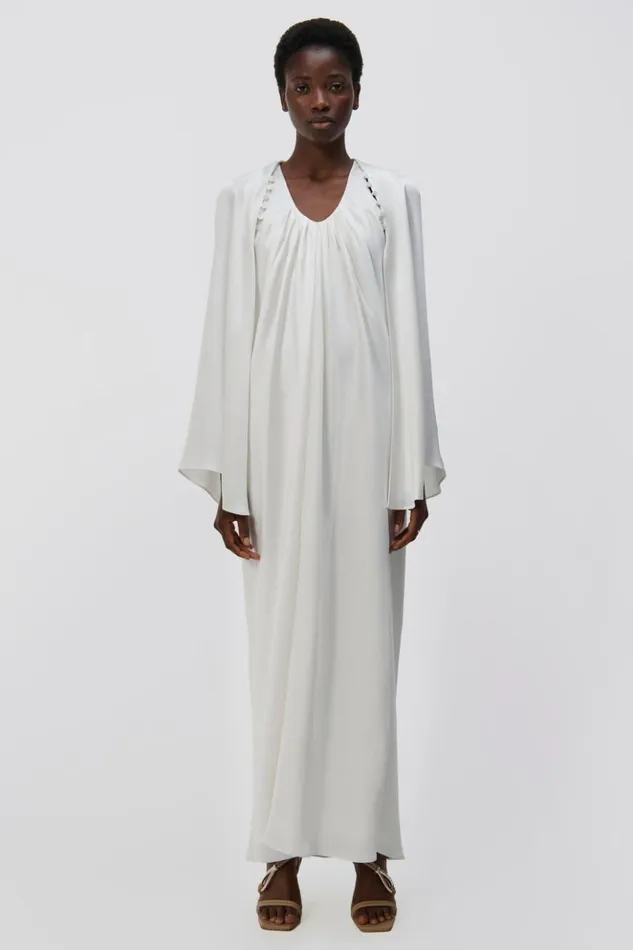 Women Laurette Gown Ivory Jonathan Simkhai Dresses and Jumpsuits