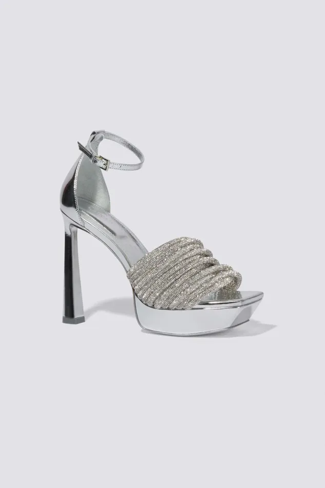 Women Lena Sandal Silver Jonathan Simkhai Footwear