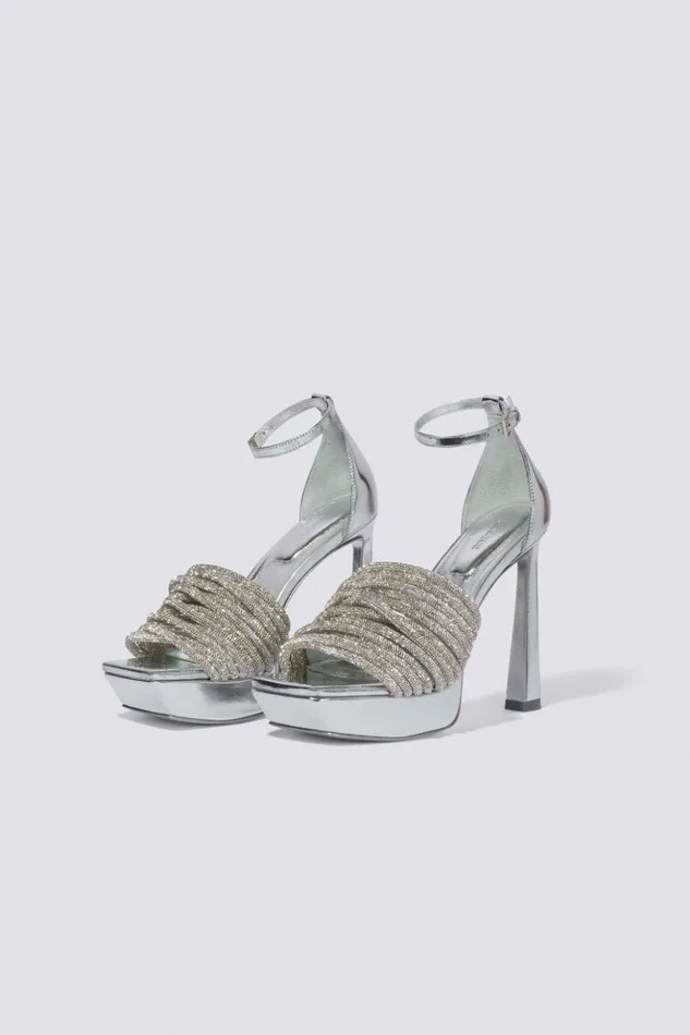 Women Lena Sandal Silver Jonathan Simkhai Footwear