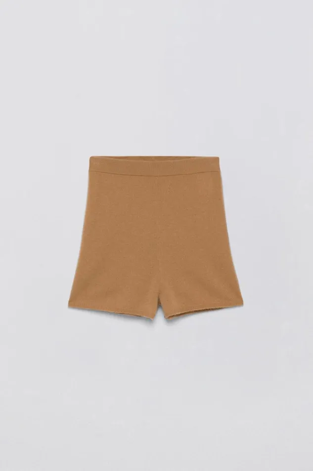 Women Leone Shorts Camel Melange Jonathan Simkhai Knitwear