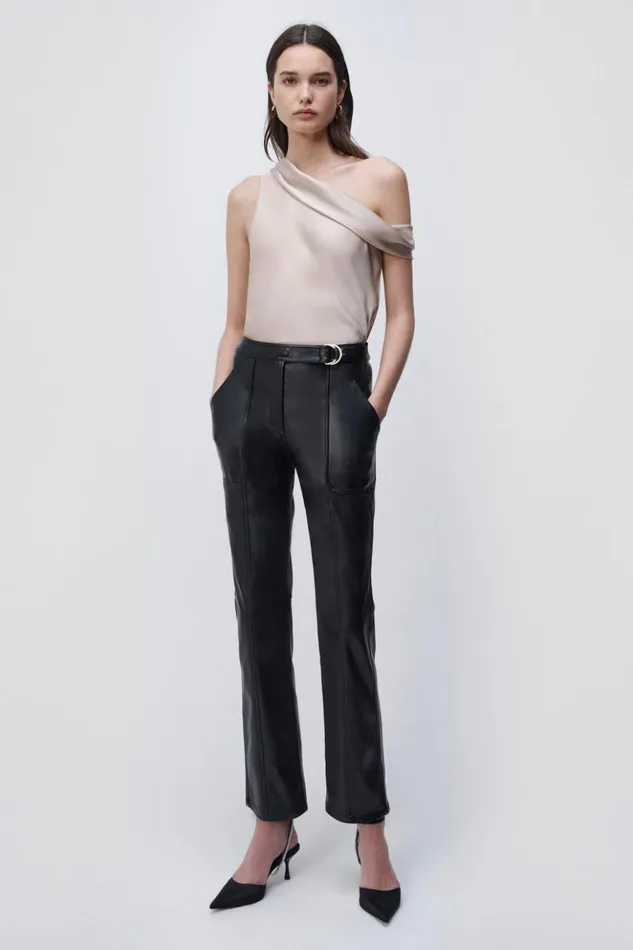 Women Lexy Cold Shoulder Top EXCLUSIVE Almond Jonathan Simkhai Tops and Bodysuits