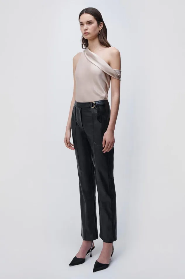 Women Lexy Cold Shoulder Top EXCLUSIVE Almond Jonathan Simkhai Tops and Bodysuits