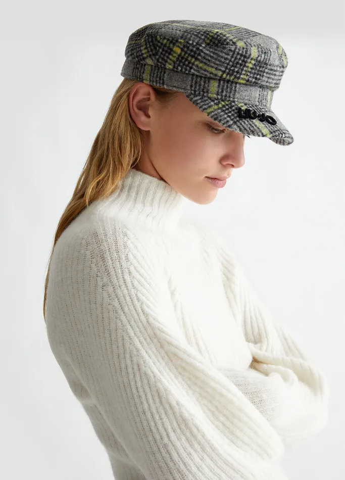 Women Liujo Beanies Jacquard Hat Black