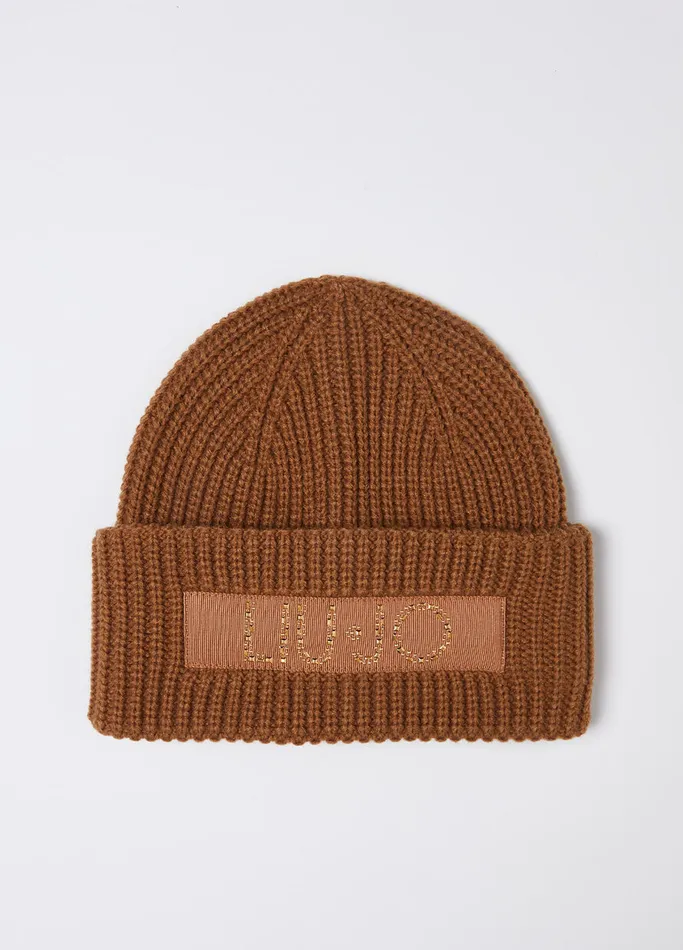 Women Liujo Beanies Knit Cap Camel