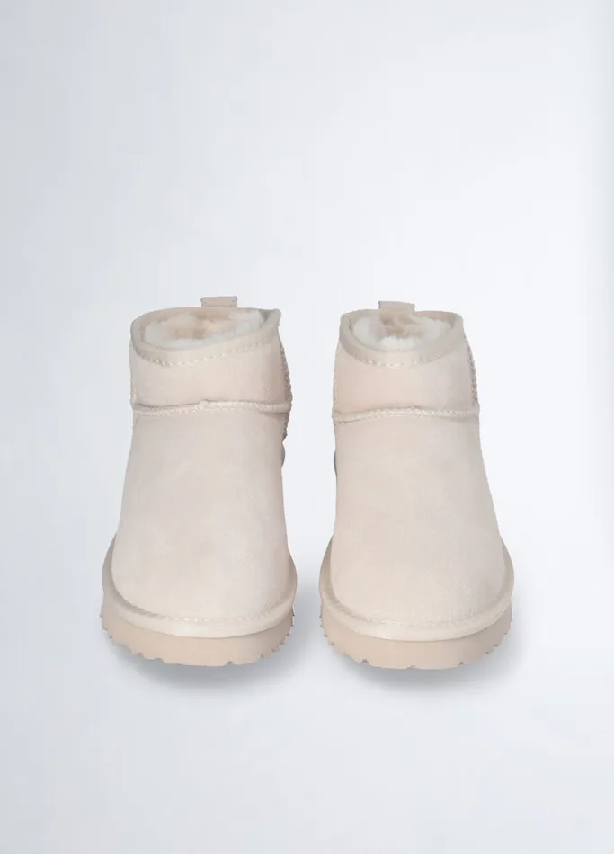 Women Liujo Boots and Ankle Boots Suede Ankle Boots Sand