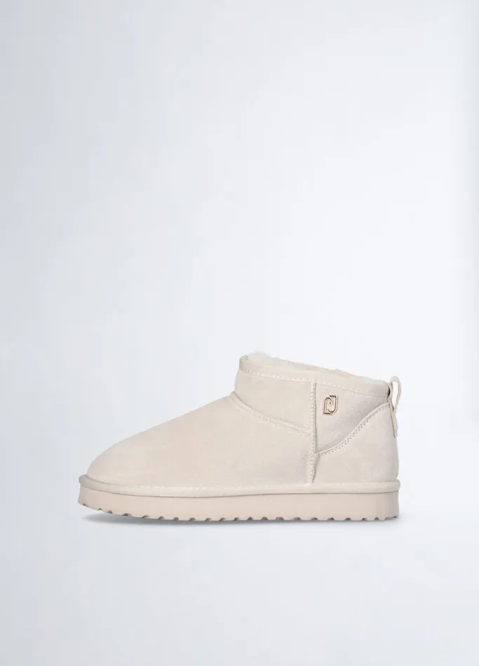 Women Liujo Boots and Ankle Boots Suede Ankle Boots Sand