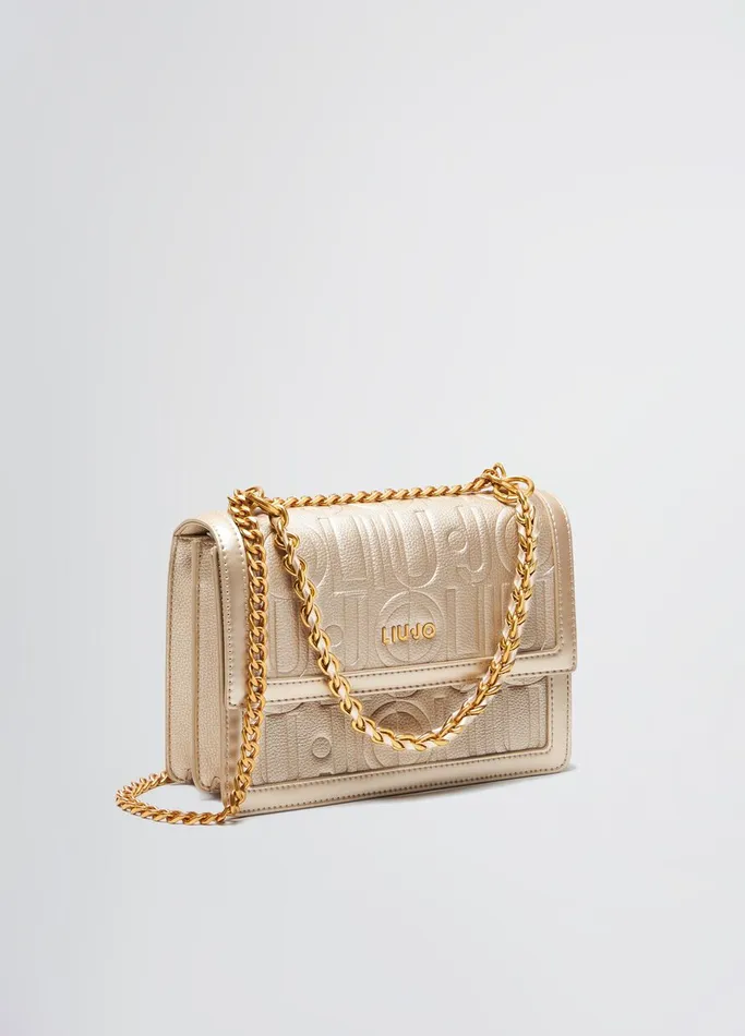Women Liujo Crossbody Bags Crossbody Bag With Logo Goldcolour