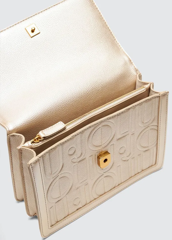 Women Liujo Crossbody Bags Crossbody Bag With Logo Goldcolour