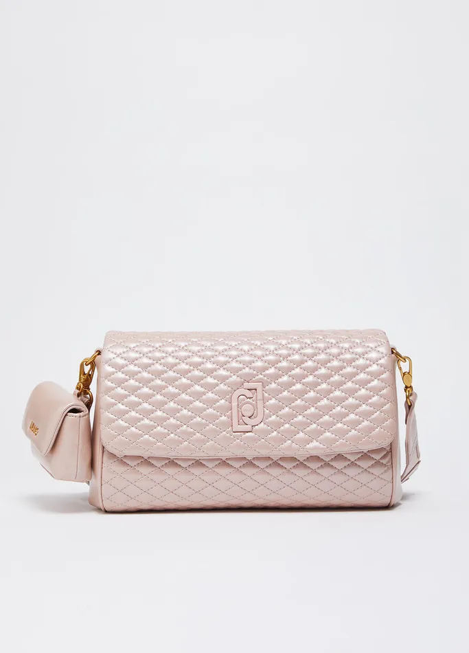 Women Liujo Crossbody Bags Quilted Crossbody Bag Pink