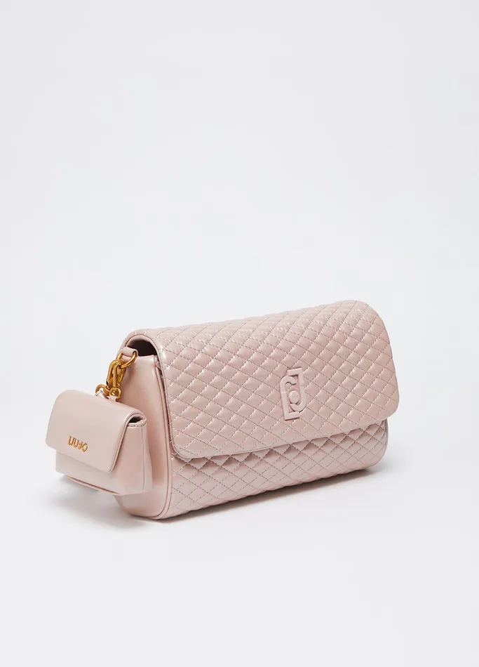 Women Liujo Crossbody Bags Quilted Crossbody Bag Pink