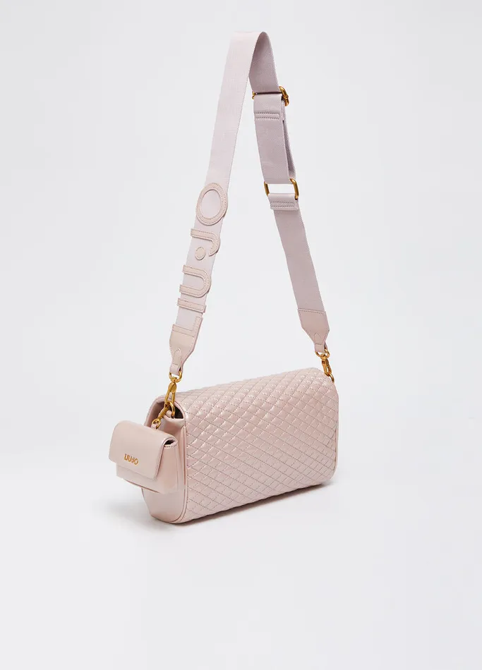 Women Liujo Crossbody Bags Quilted Crossbody Bag Pink