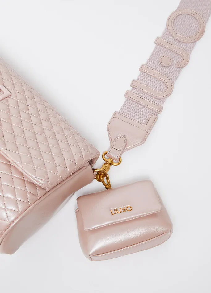 Women Liujo Crossbody Bags Quilted Crossbody Bag Pink