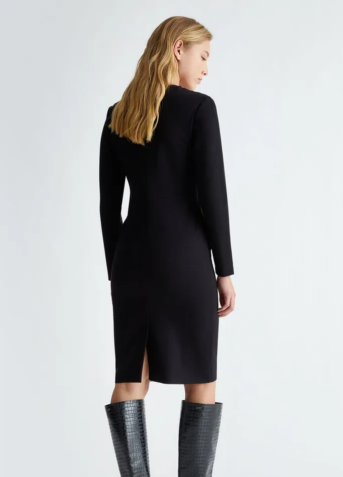Women Liujo Dresses Stretch Sheath Dress Black