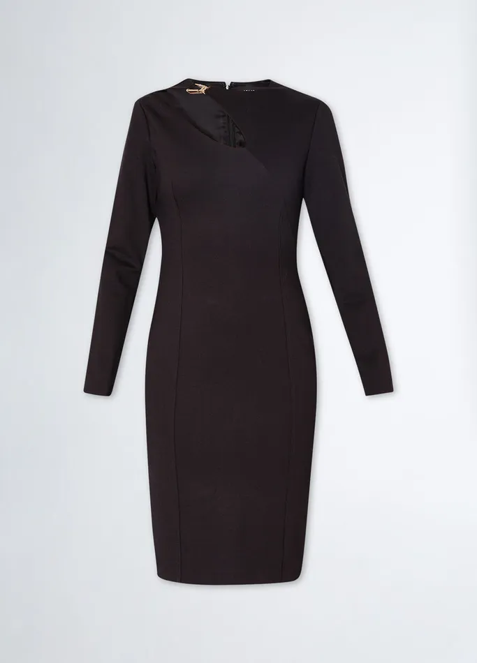 Women Liujo Dresses Stretch Sheath Dress Black