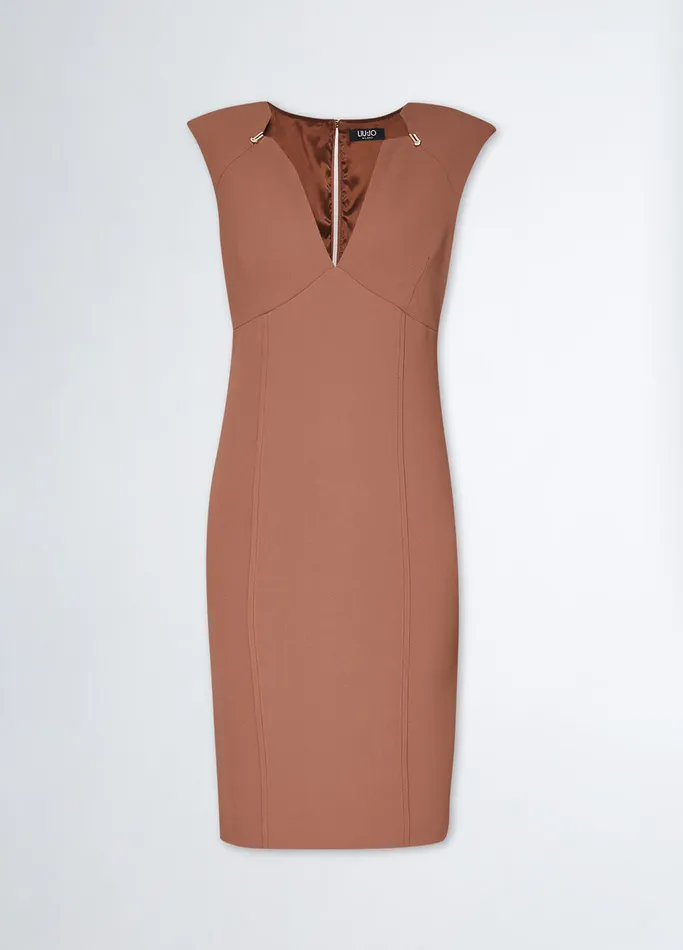 Women Liujo Dresses Stretch Sheath Dress Nude