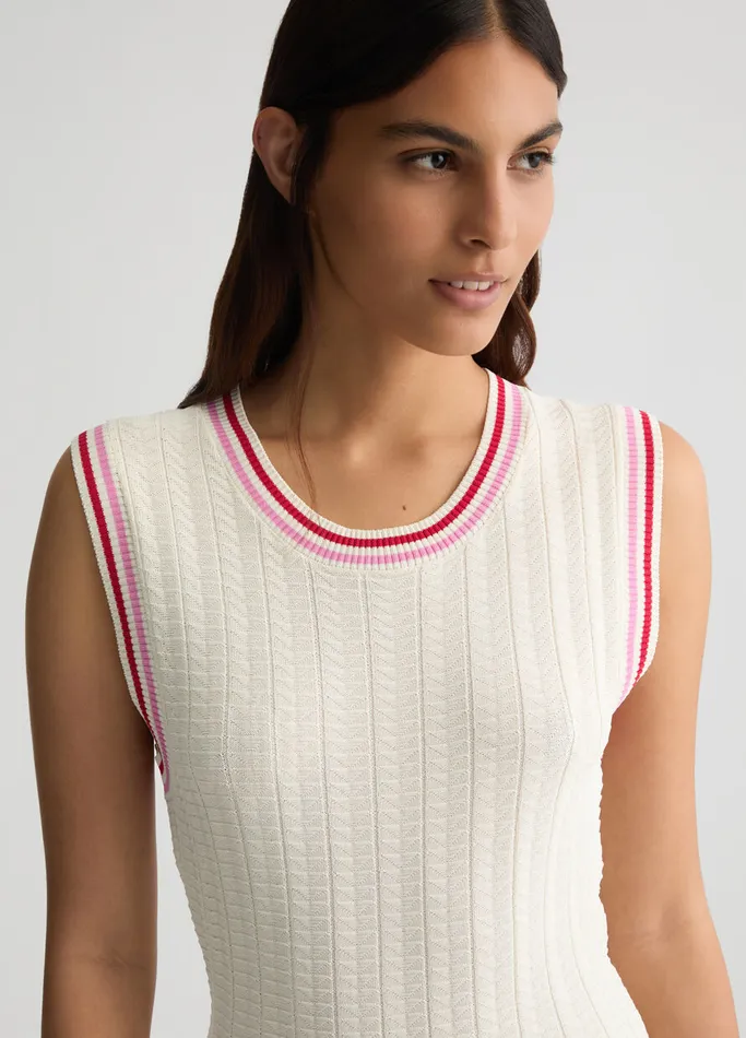 Women Liujo Dresses White Knit Dress