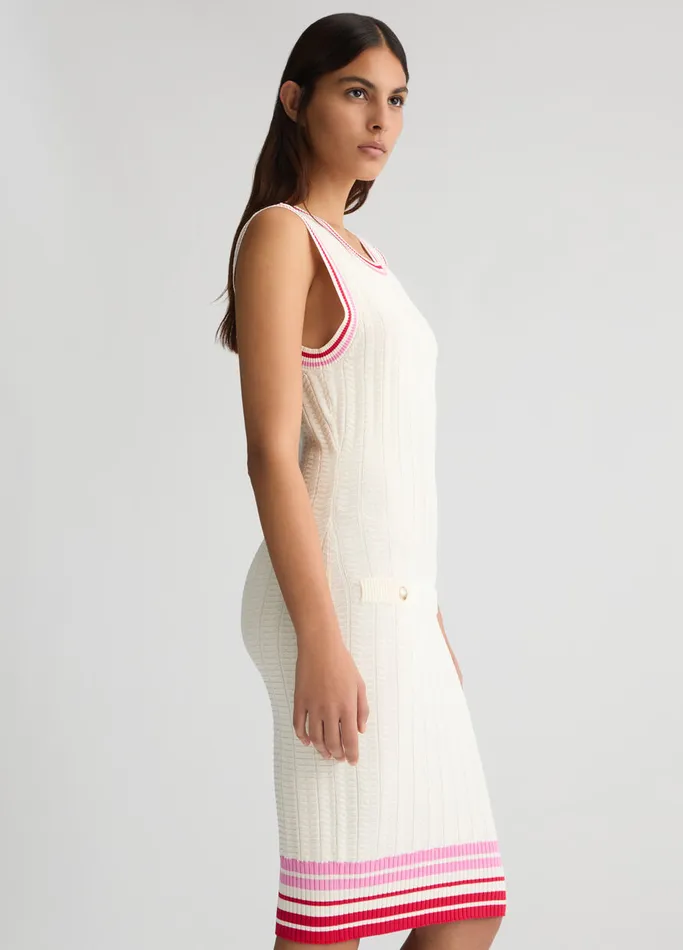 Women Liujo Dresses White Knit Dress