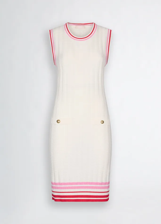 Women Liujo Dresses White Knit Dress
