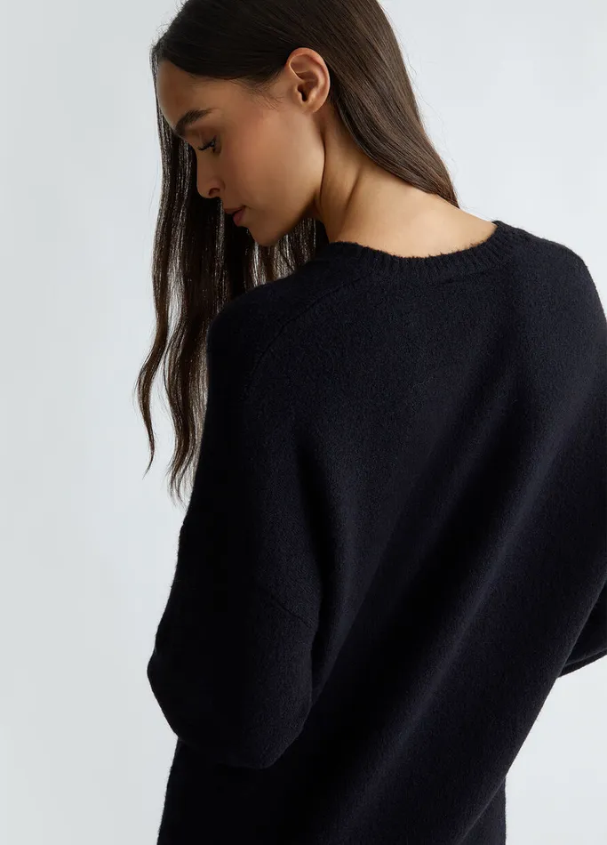 Women Liujo Dresses WoolBlend Knit Dress Black