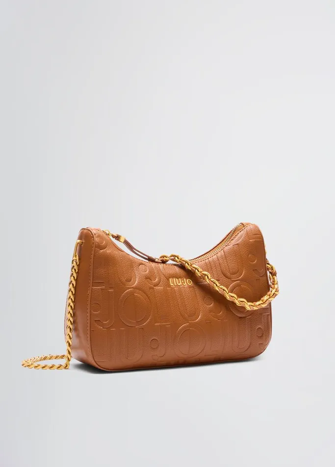 Women Liujo Handbags Brown Shoulder Bag With Logo Bran