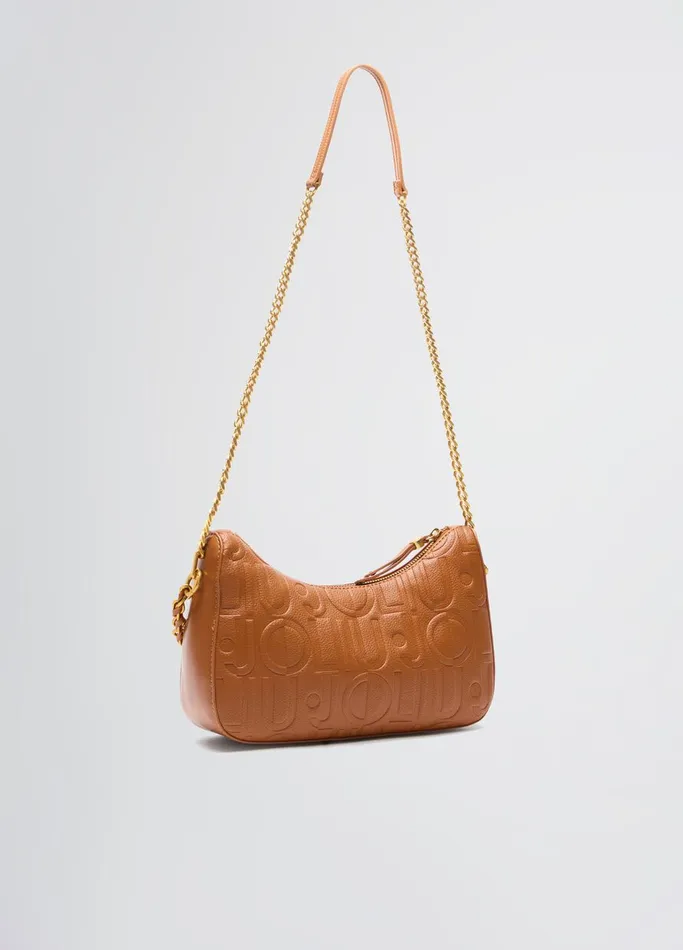 Women Liujo Handbags Brown Shoulder Bag With Logo Bran