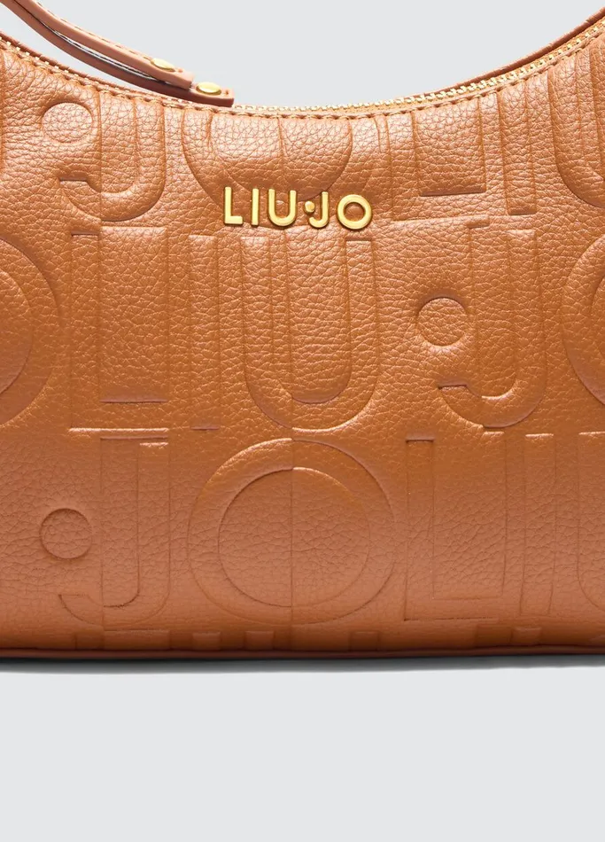 Women Liujo Handbags Brown Shoulder Bag With Logo Bran