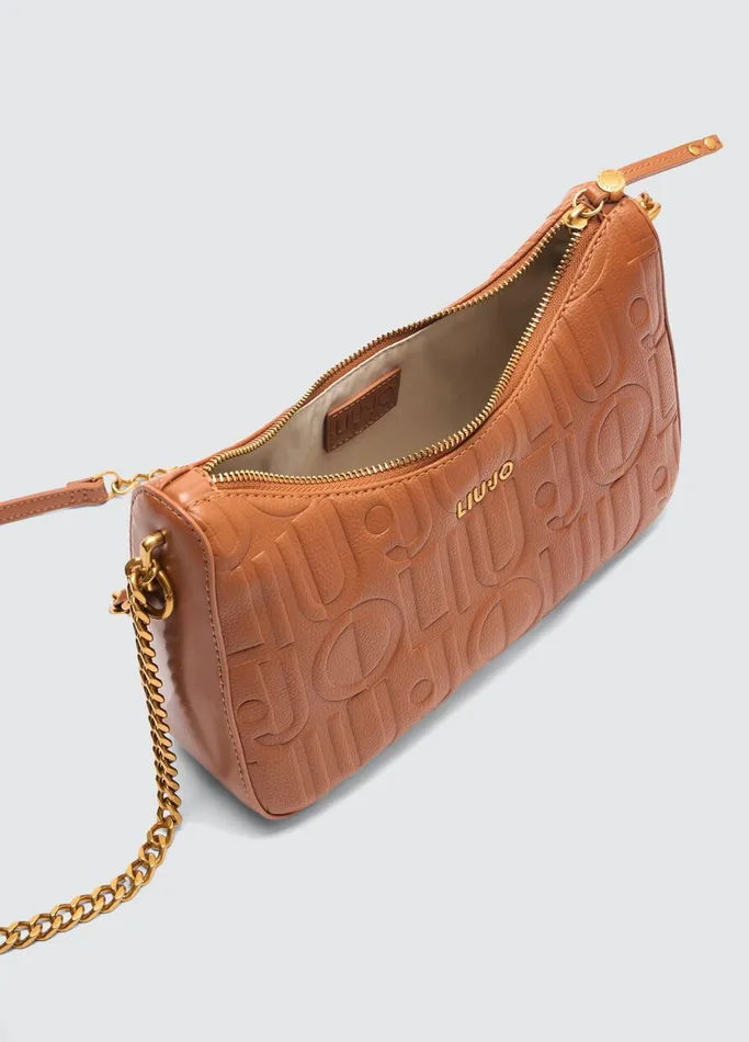 Women Liujo Handbags Brown Shoulder Bag With Logo Bran