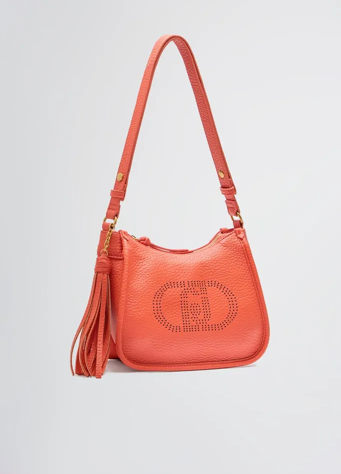 Women Liujo Handbags Orange Shoulder Bag Pumpkin