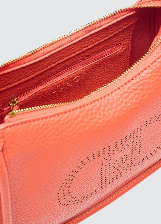 Women Liujo Handbags Orange Shoulder Bag Pumpkin