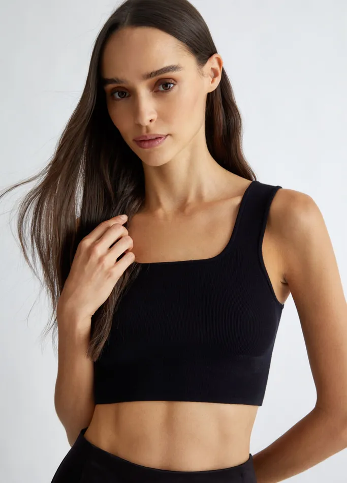 Women Liujo Jumpers and Cardigans Knit Top Black