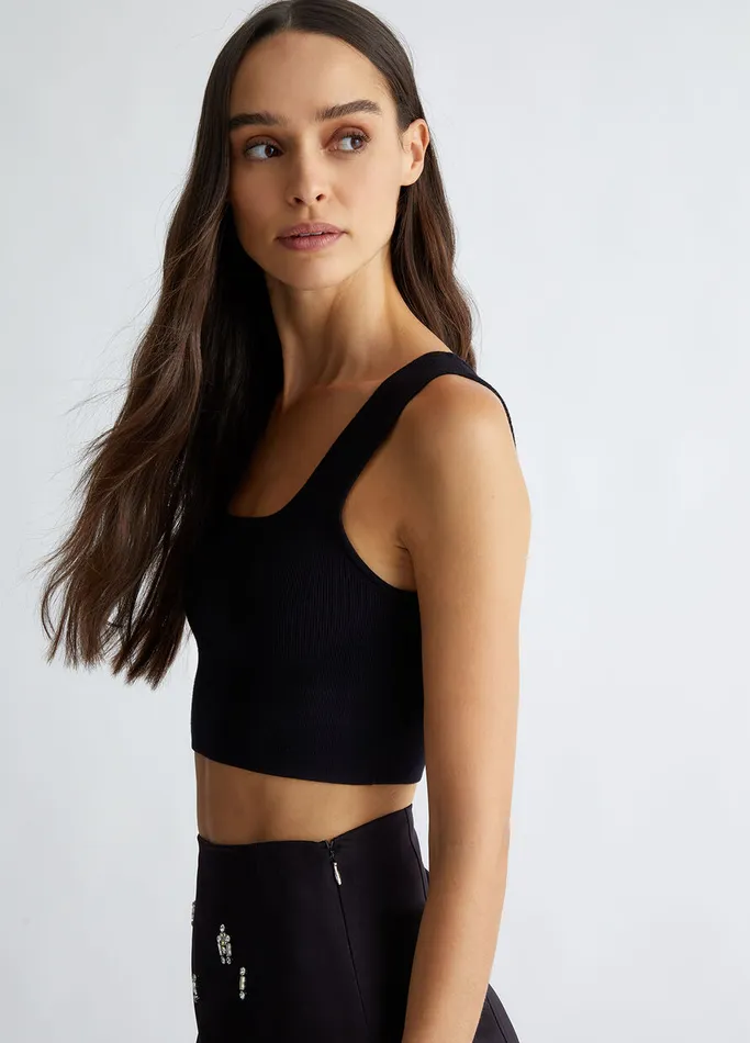 Women Liujo Jumpers and Cardigans Knit Top Black