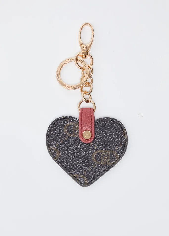 Women Liujo Keyrings Heart Keyring Mocha