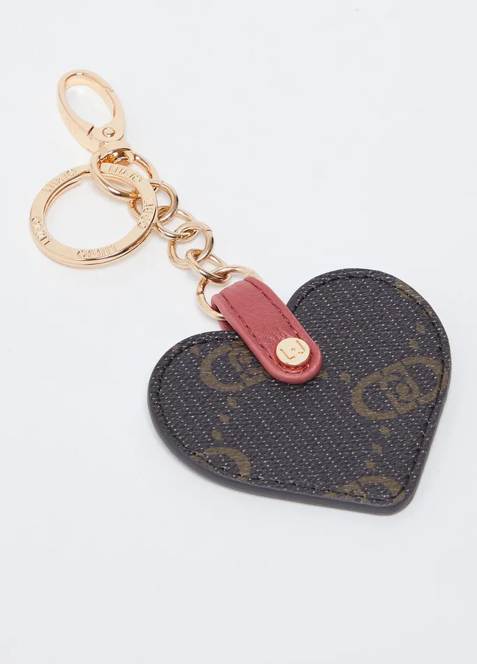 Women Liujo Keyrings Heart Keyring Mocha