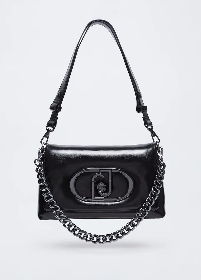 Women Liujo Lapuffy FoilEffect Lapuffy Bag Black