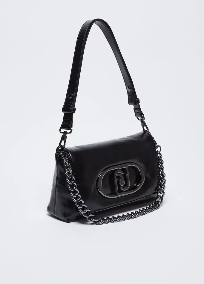 Women Liujo Lapuffy FoilEffect Lapuffy Bag Black