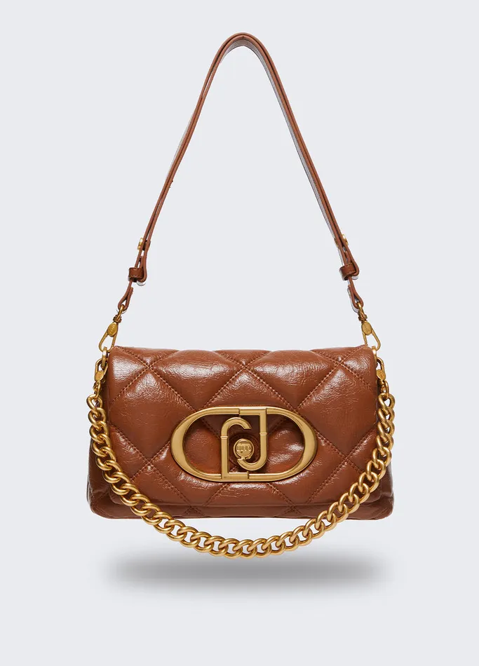 Women Liujo Lapuffy Large Lapuffy Matelass Bag Brown