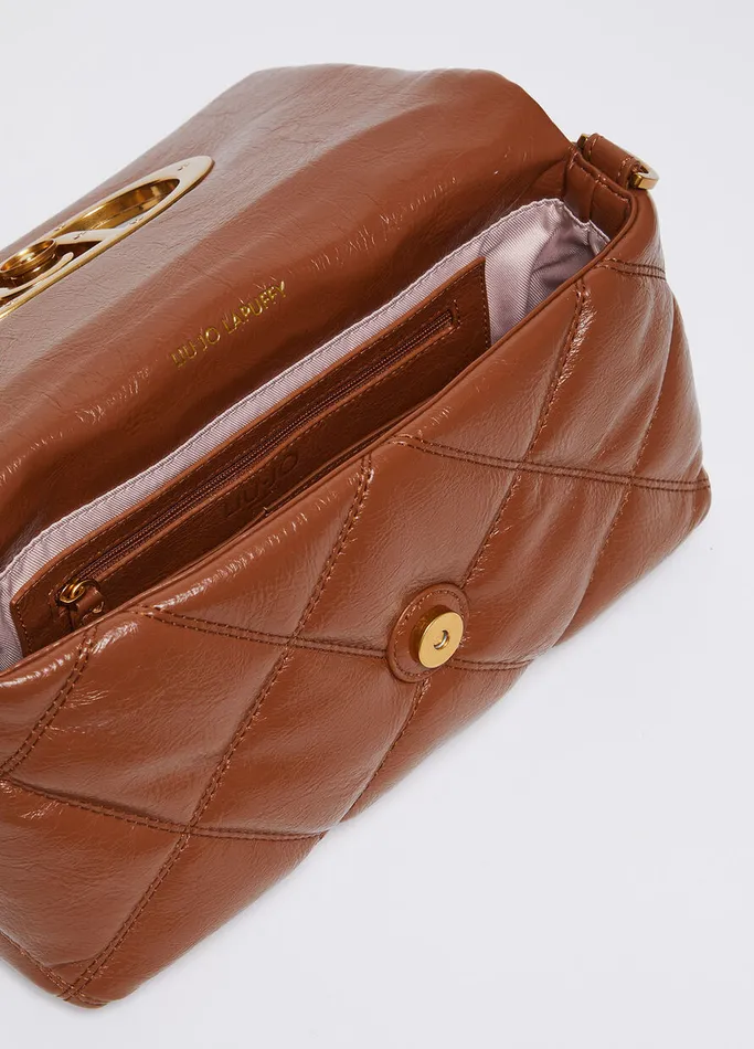 Women Liujo Lapuffy Large Lapuffy Matelass Bag Brown