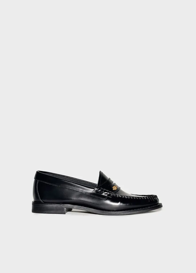 Women Liujo Most Wanted Black Leather Loafers