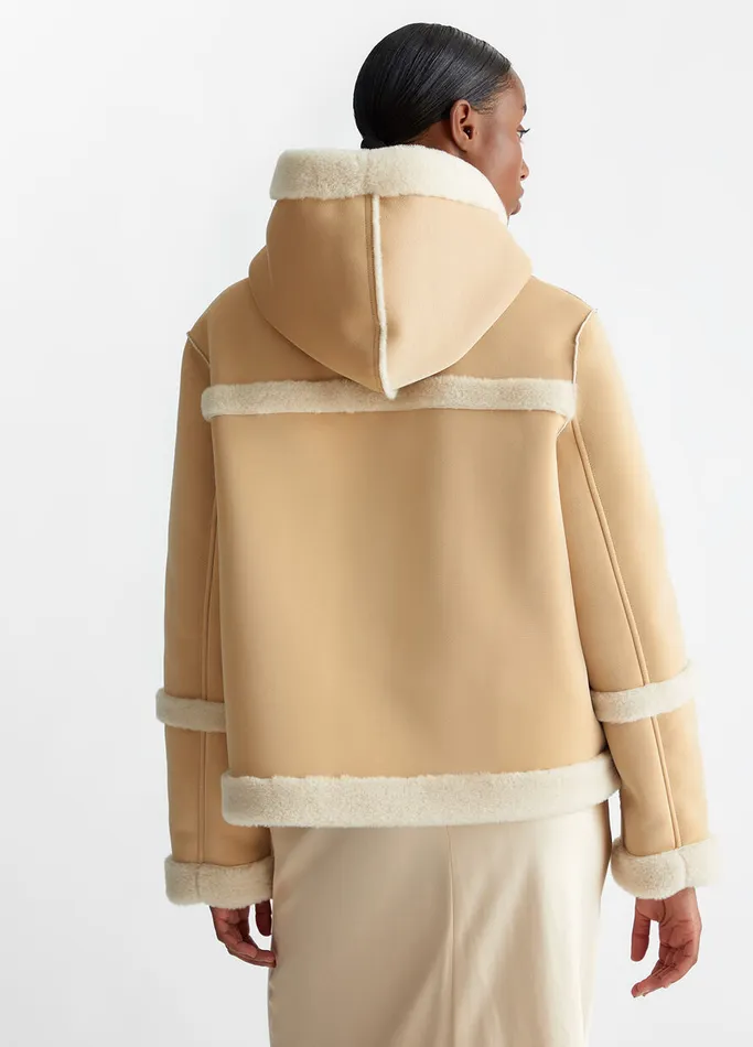 Women Liujo Outerwear Coated Fabric Jacket Camel