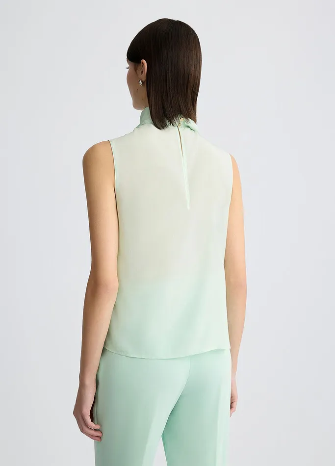 Women Liujo Party Silk Top Mint