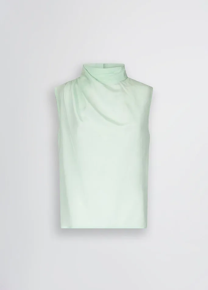 Women Liujo Party Silk Top Mint